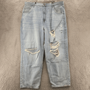 6 Button Pocket Dress Pants shown flat on a gray textured surface.